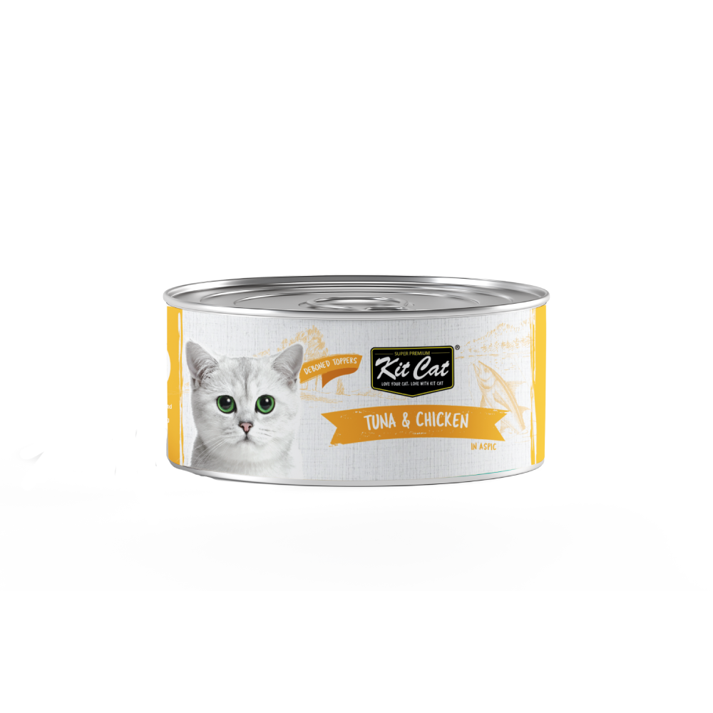 Kit Cat Ocean Pure Deboned Tuna & Chicken Grain-Free Canned Cat Food 80g