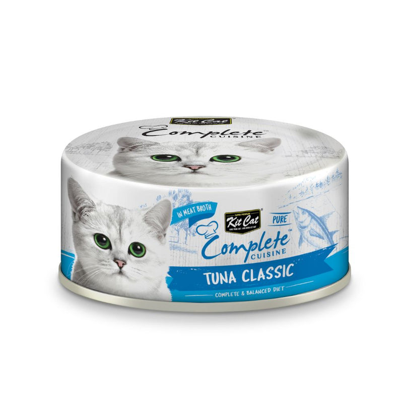 KitCat Pure Complete Cuisine Tuna Classic In Meat Broth 70g