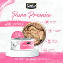 Kit Cat Pure Promise Natural Slow-Cooked Tuna & Anchovy Canned Cat Food 80g
