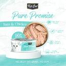 Kit Cat Pure Promise Natural Slow-Cooked Tuna & Chicken Canned Cat Food 80g
