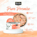 Kit Cat Pure Promise Natural Slow-Cooked Tuna & Salmon Canned Cat Food 80g x 12