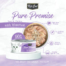 Kit Cat Pure Promise Natural Slow-Cooked Tuna & Whitebait Canned Cat Food 80g x 12
