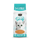 Kit Cat Savoury Soup Wet Food Pouches Seafood (6 x 50g)