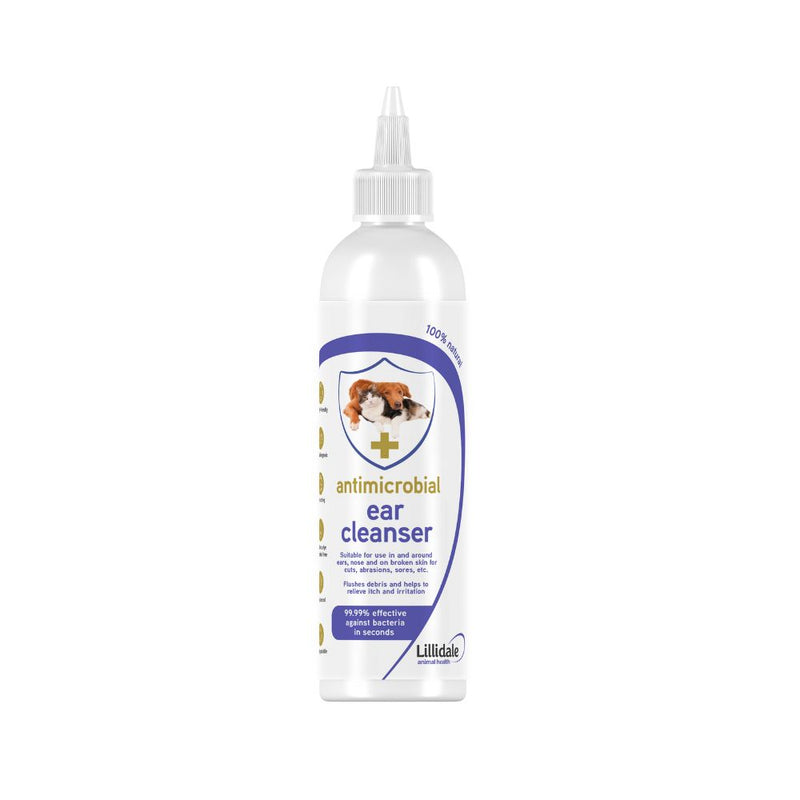 Lillidale Dog & Cat Antimicrobial Ear Cleanser 250ml