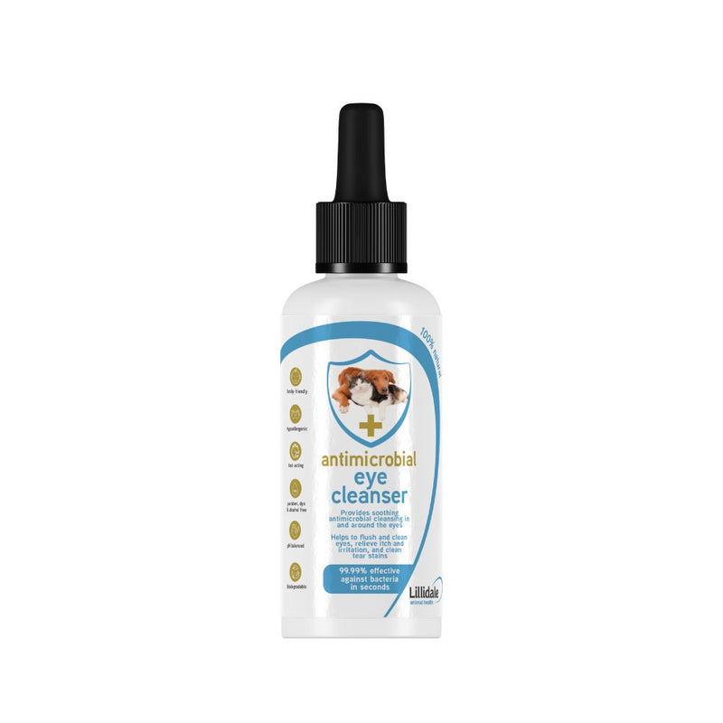 Lillidale Dog & Cat Antimicrobial Eye Cleanser 65ml