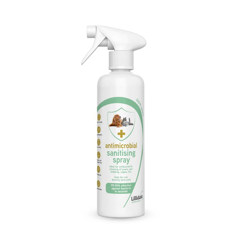 Lillidale Dog & Cat Antimicrobial Sanitising Spray 500ml