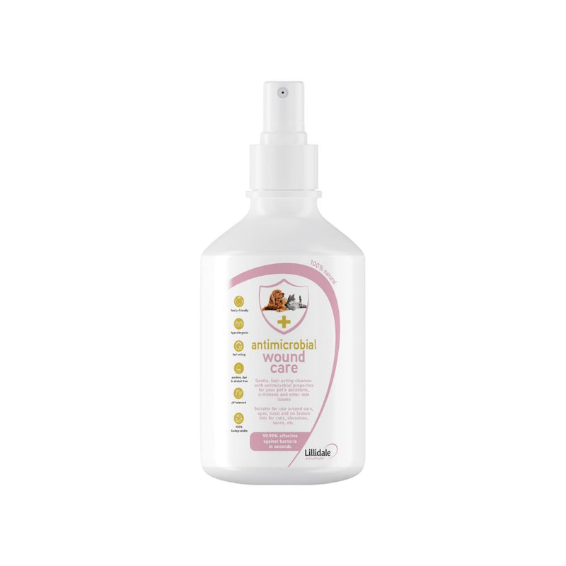 Lillidale Dog & Cat Antimicrobial Wound Care 100ml