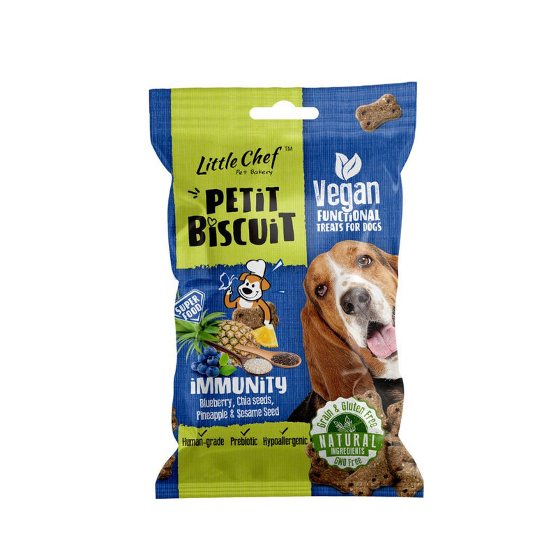 Little Chef Dog Petit Biscuit Treats Immunity Grain & Gluten Free 100g