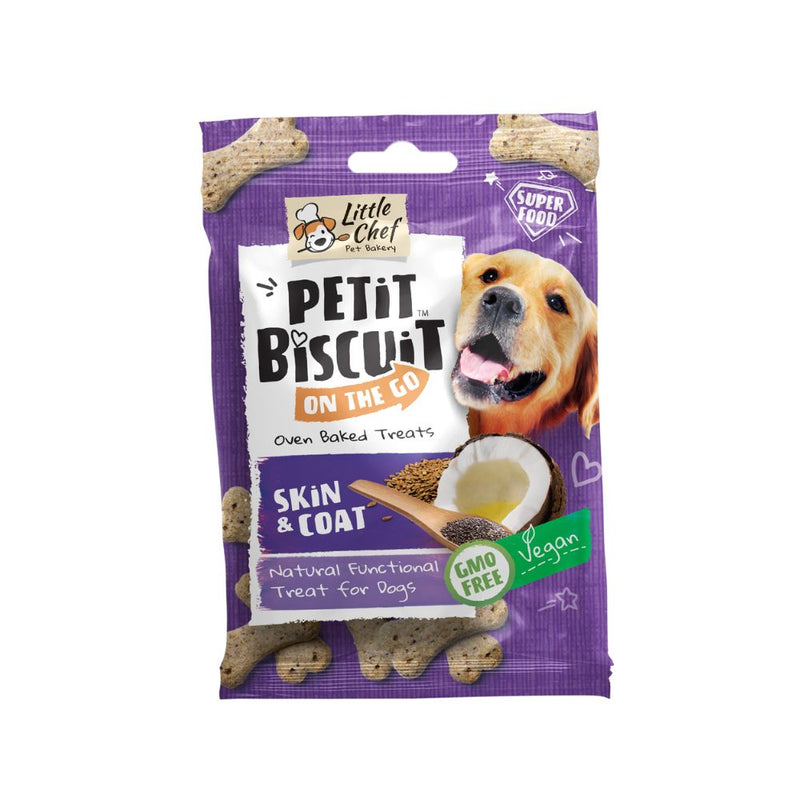 Little Chef Dog Petit Biscuit Treats Skin & Coat 30g