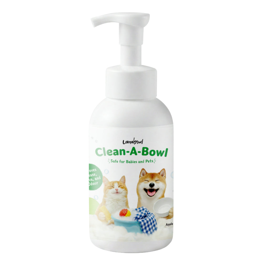 Loveabowl Clean-A-Bowl Pet-Safe Multi-Purpose Foam Wash Apple 500ml