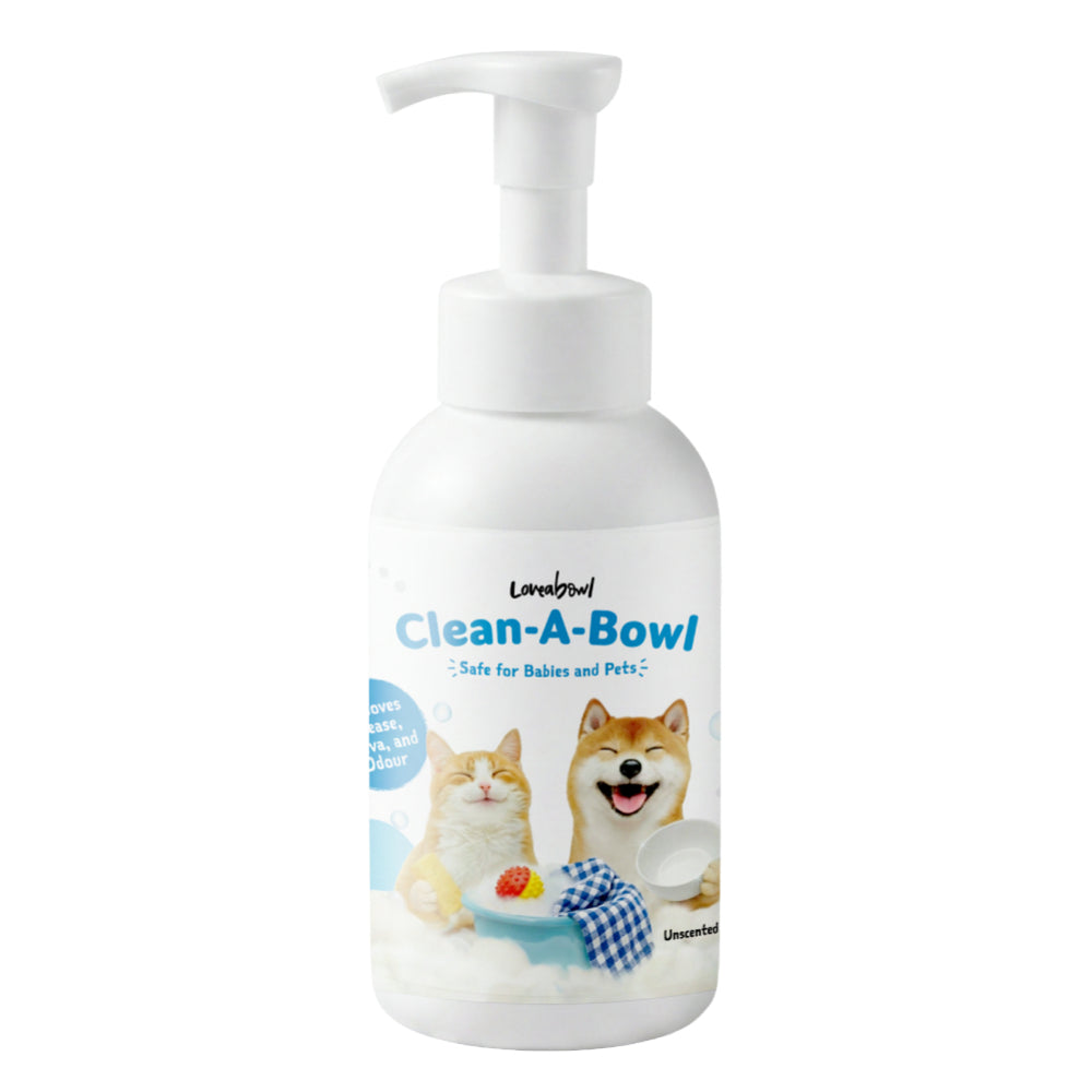 Loveabowl Clean-A-Bowl Pet-Safe Multi-Purpose Foam Wash Unscented 500ml