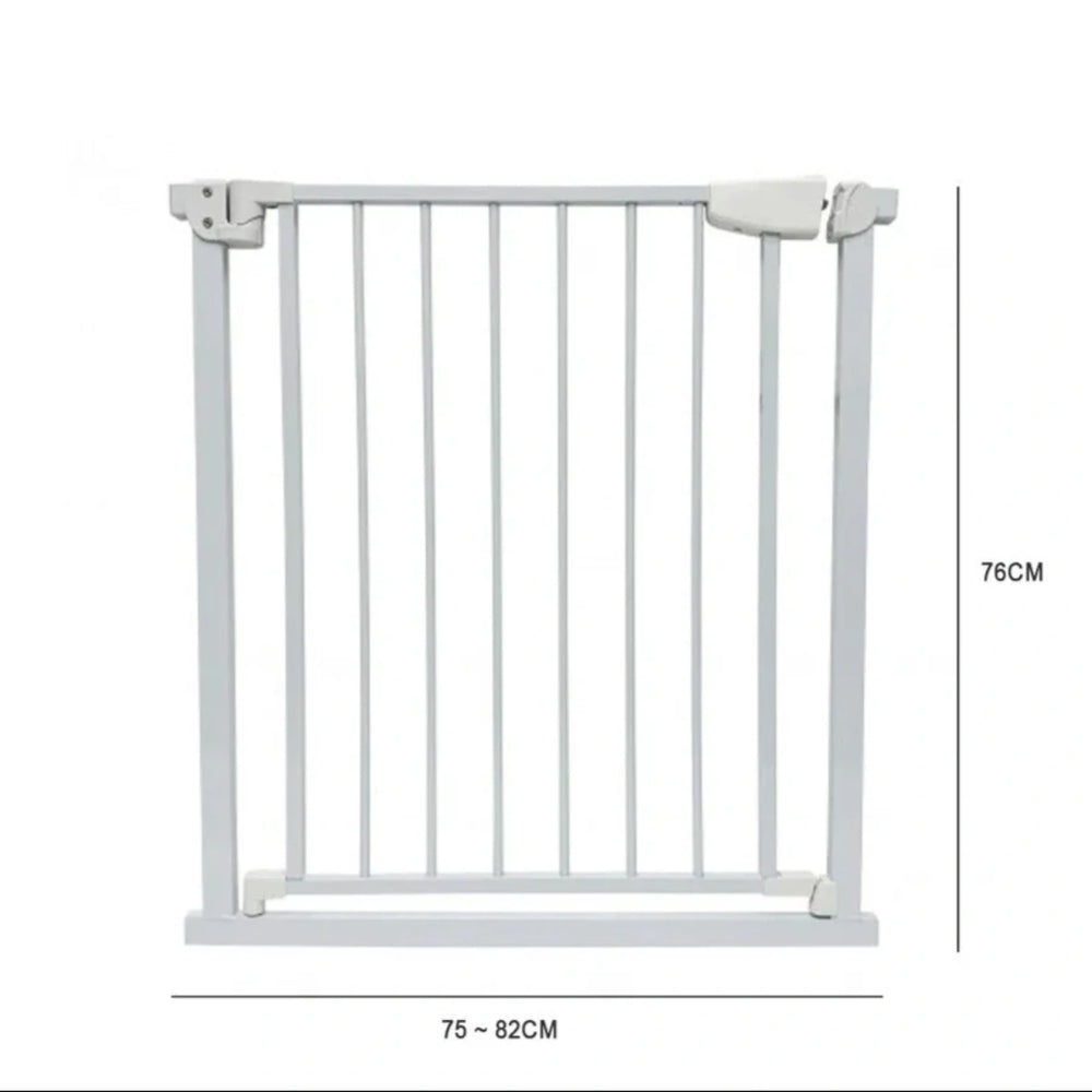 Lucky Baby Smart System 2-Way Swing Back Gate White baby safety gate BG-03