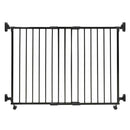 Lucky Baby Smart System Extendable Gate On Wheel Without Step Over Bar Black (SG-86B)