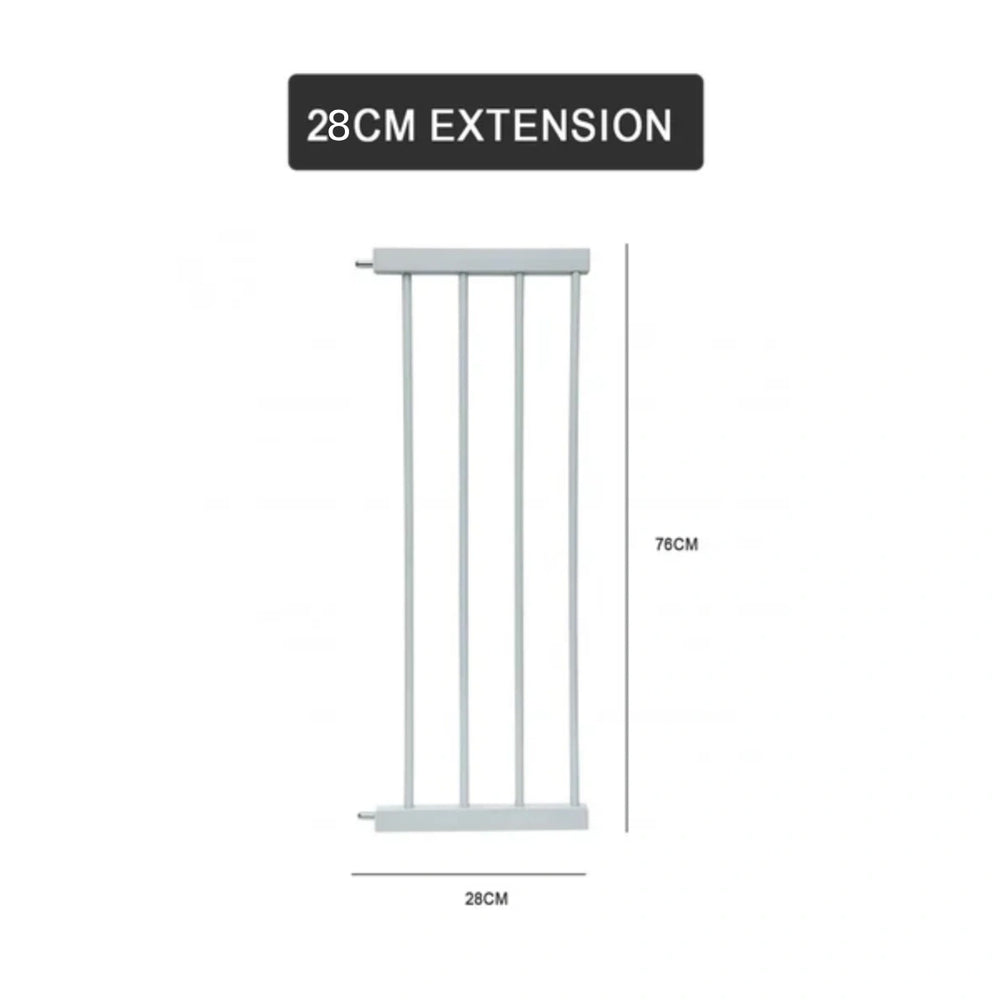 Lucky Baby Smart System Extension for BG-03 White 28cm baby gate extension panel
