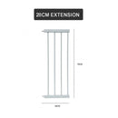 Lucky Baby Smart System Extension for BG-03 White 28cm baby gate extension panel

