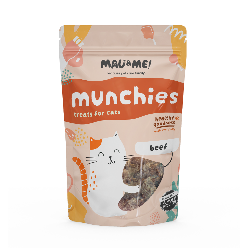Mau&Me! Cat Treats Munchies Beef 60g