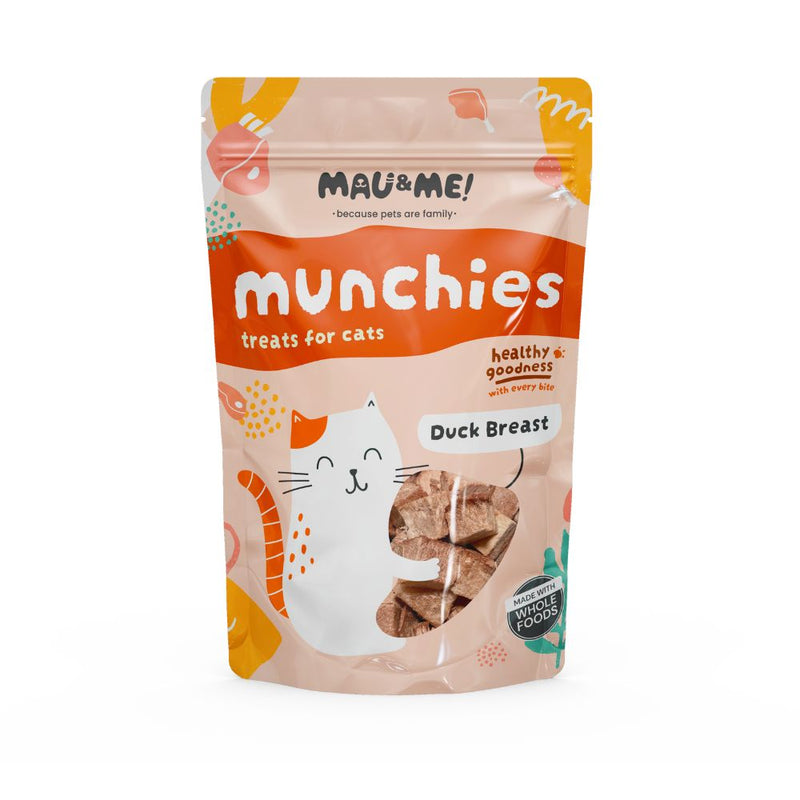 Mau&Me! Cat Treats Munchies Duck Cubes 40g