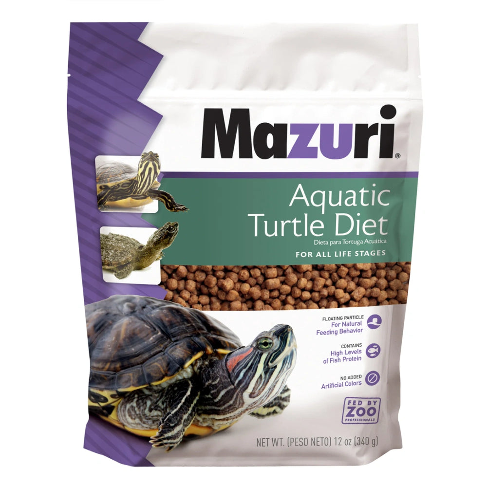 Mazuri Aquatic Turtle Diet 12oz turtle food