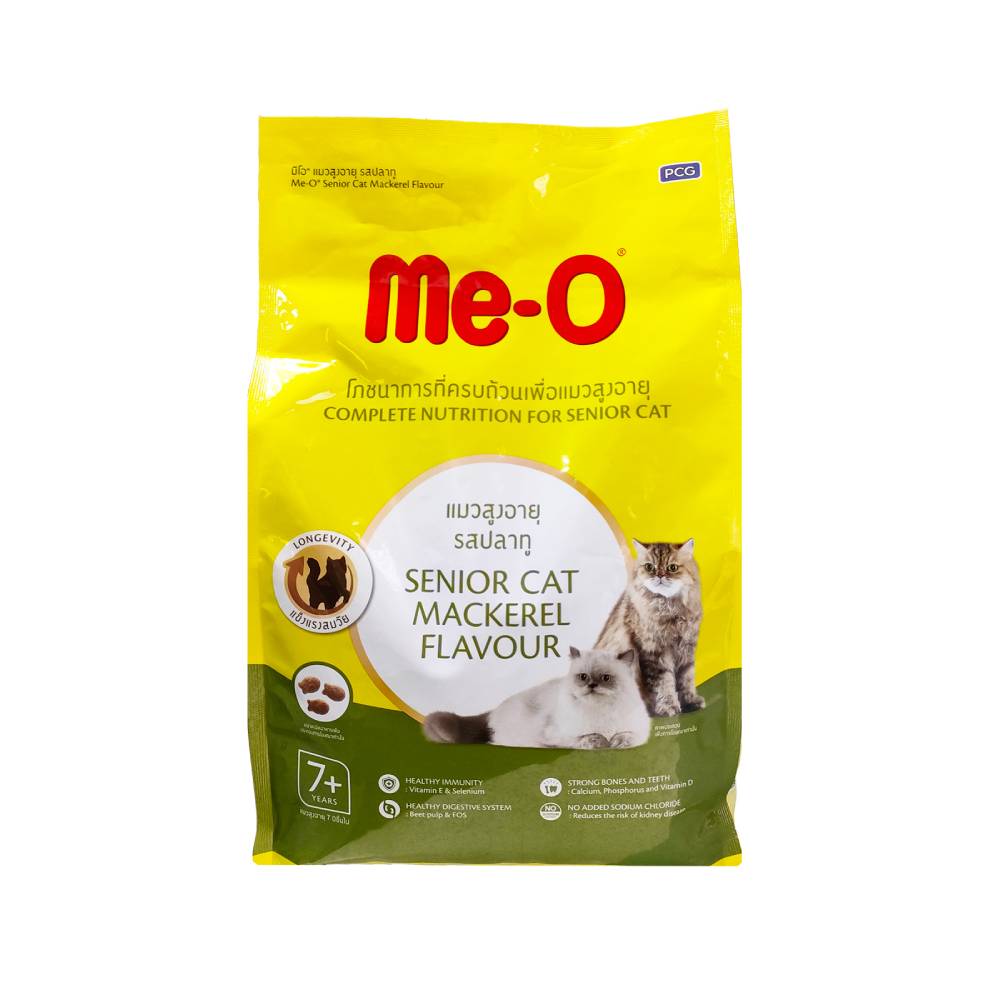 Me-o Cat Senior 7+ Mackerel 1.1kg