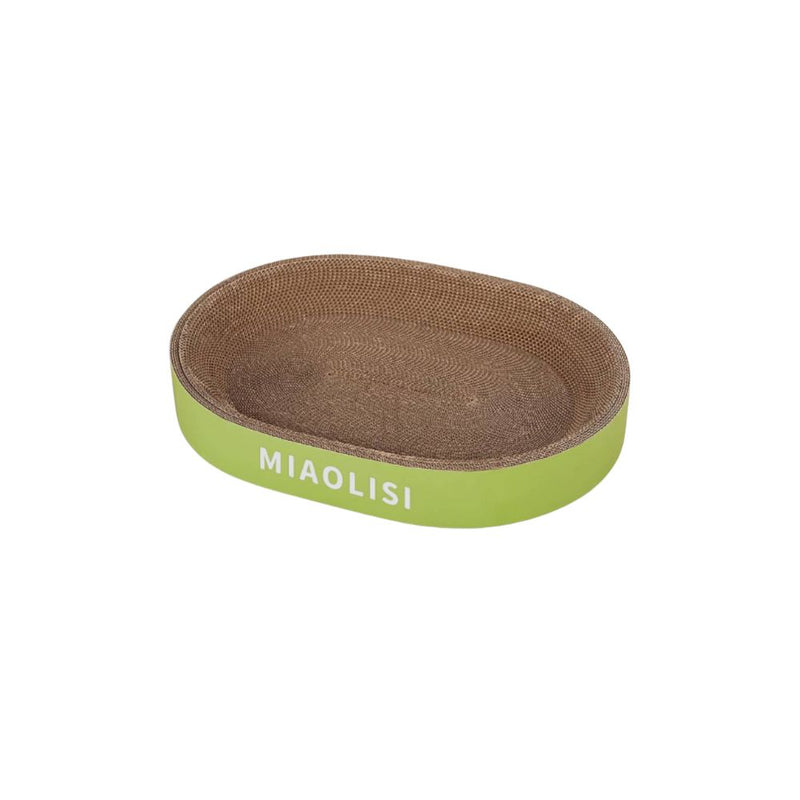 Miaolisi Cat Scratcher Bed Oval v2 - 50cm x 36cm x 10cm