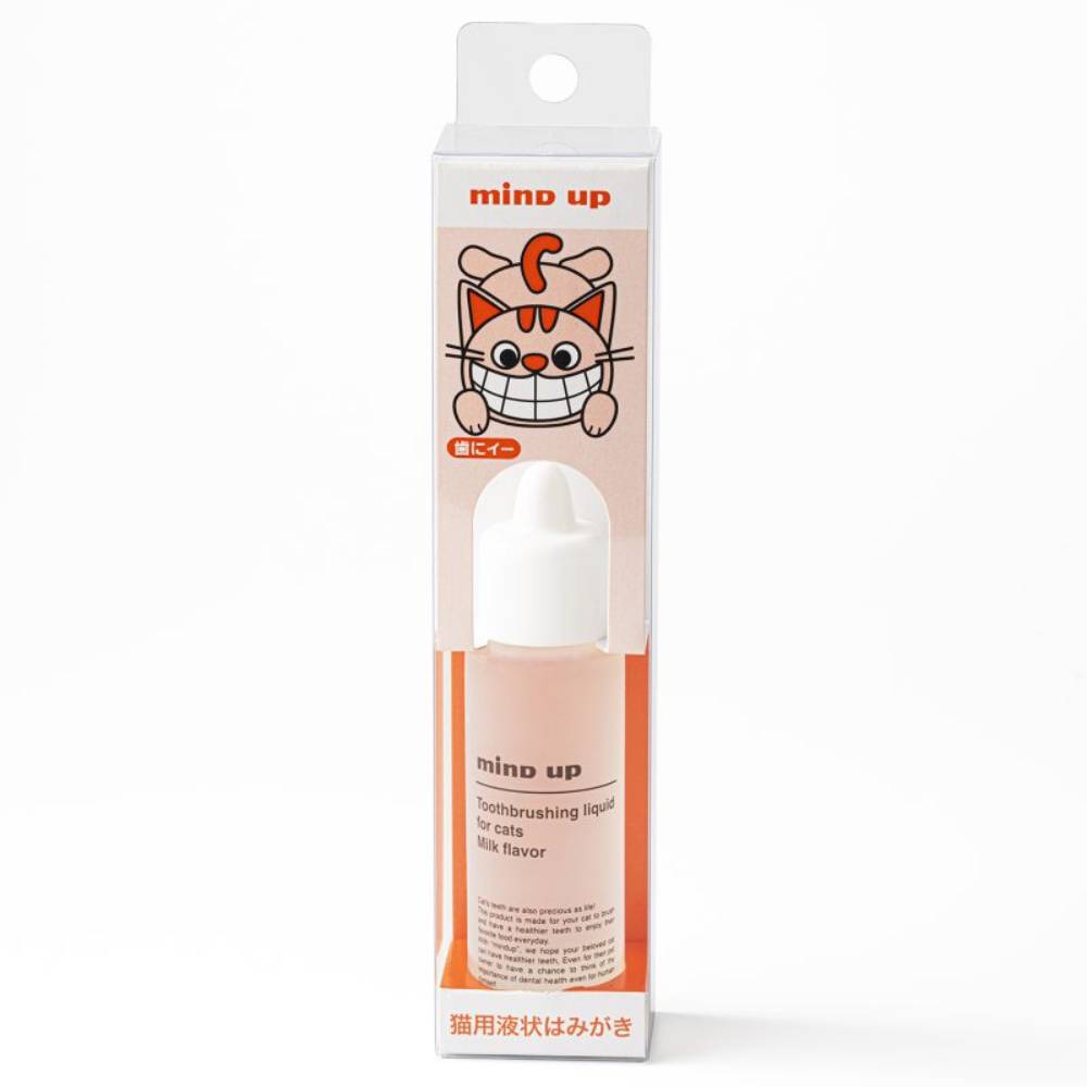 Mind Up Nyanko Care Cat Toothbrushing Liquid Milk Flavour 30ml