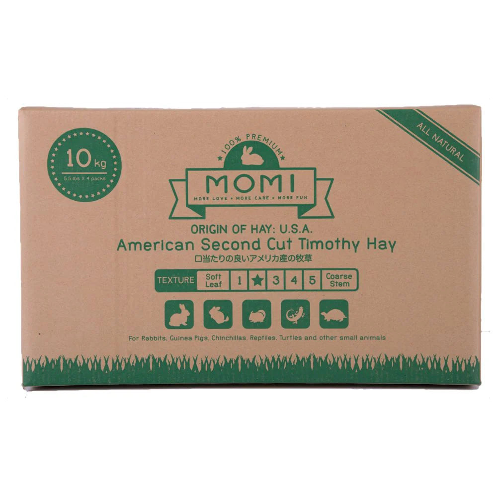 Momi Second Cut Timothy Hay 10kg