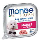 Monge Fresh - Pork Pate With Chunkies Tray Dog Food 100g