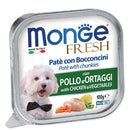Monge Fresh - Chicken & Vegetables Pate With Chunkies Tray Dog Food 100g