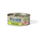 Monge Natural Yellowfin Tuna With Chicken Canned Cat Food 80g front view