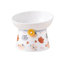 Namera Pet Feeding Bowl Ceramic Elevated Oblique 250ml D13.7cm x H11cm