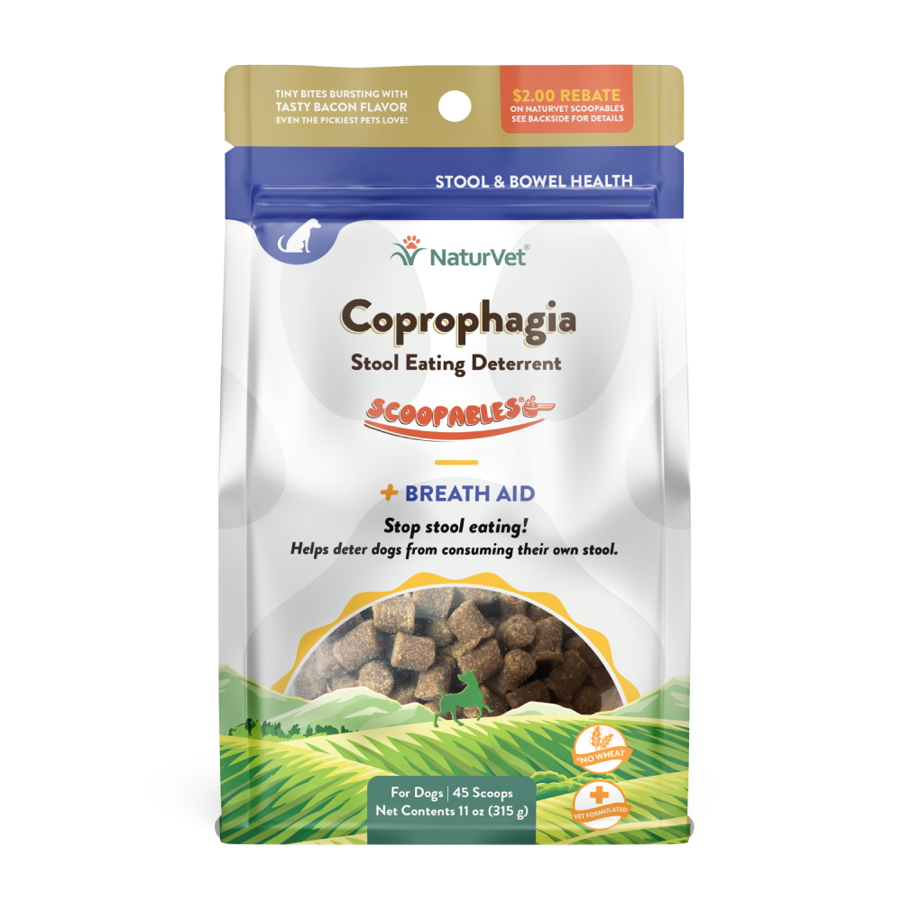NaturVet Dog Coprophagia Stool Eating Deterrent Scoopables 11oz