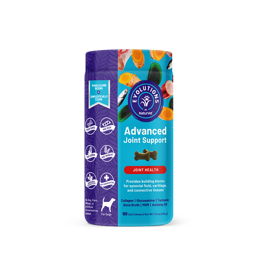 NaturVet Evolutions Advanced Joint Support Soft Chews for Dogs 90cts