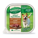 Nature's Gift Loaf Kangaroo Fillet Recipe Adult Tray Dog Food 100g