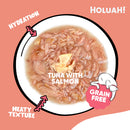 Holuah! Gravy Tuna with Salmon Canned Cat Food 80g