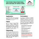 Pets Truly Hypo-Allergenic Unbleached Bamboo Wipes 80sheets