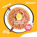 Holuah! Gravy Tuna with Quail Egg Canned Cat Food 80g