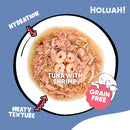 Holuah! Gravy Tuna with Shrimp Canned Cat Food 80g