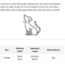 Red Dingo Cat Collar Plain Pastel Orange
