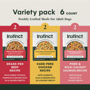 Instinct Dog Freshly Crafted Meals Variety Pack 11oz x 6