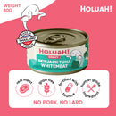 Holuah! Gravy Skipjack Tuna Whitemeat Canned Cat Food 80g