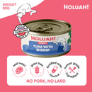 Holuah! Gravy Tuna with Shrimp Canned Cat Food 80g