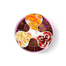 Puzzle Feeder Swirl Enrichment Slow Feeder Bowl for Dog Purple M/L