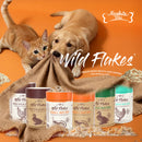 Absolute Bites Freeze Dried Wild Flakes Toppers for Cats & Dogs - Krill with Chicken Recipe 100g