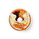 Puzzle Feeder Lite Enrichment Slow Lick Bowl for Dog Orange S/M