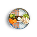 Puzzle Feeder Lick Mat Enrichment Slow Feeder Bowl for Dog Blue M/L