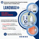 Lanomax Cataract-Dissolving Lanosteral Eye Drops for Pets & Animals 10ml