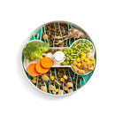 Puzzle Feeder Broken Wave Enrichment Slow Feeder Bowl for Dog Green M/L