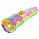 Ohmypet Cat Tunnel - Rainbow Waves