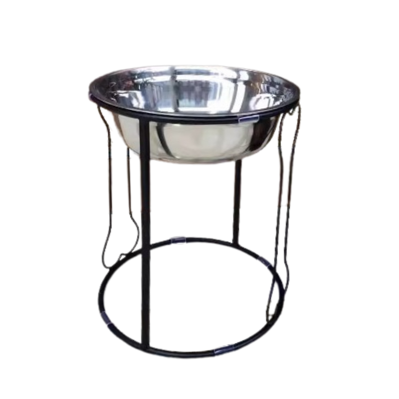 Ohmypet Elevated Stainless Steel Bowl - D 24cm