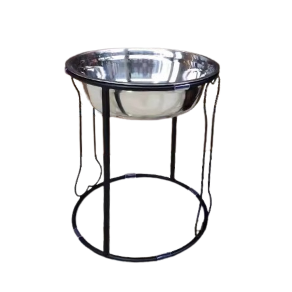 Ohmypet Elevated Stainless Steel Bowl - D 26cm